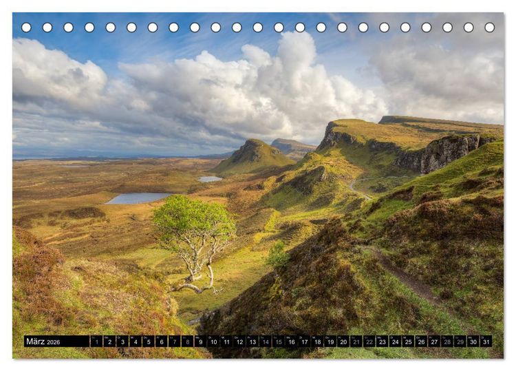 Produktbild: Wundersch&ouml;nes Schottland (Tischkalender 2026 DIN A5 quer), CALVENDO Monatskalender