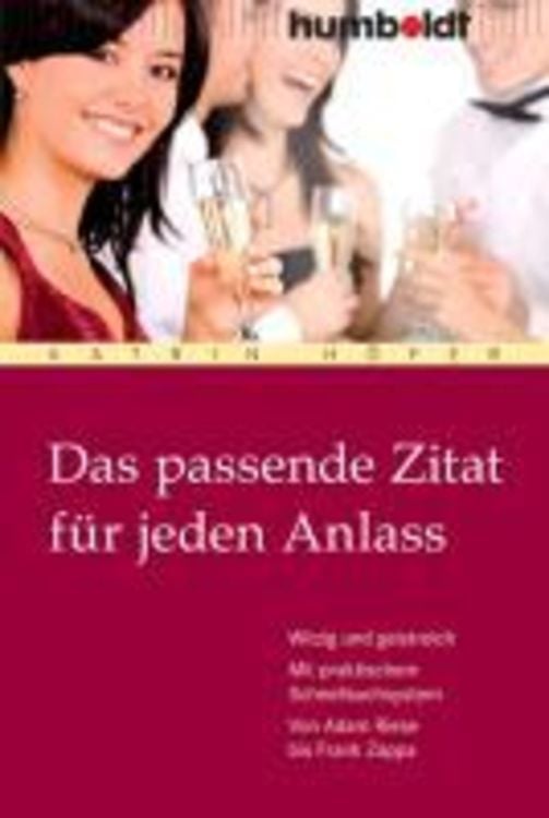 Produktbild: Das passende Zitat für jeden Anlass