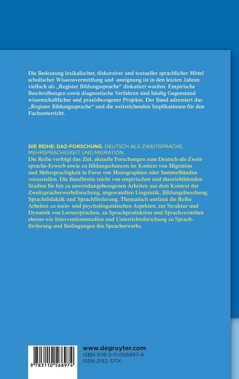 Produktbild: Fachunterricht, Sprachbildung und Sprachkompetenzen