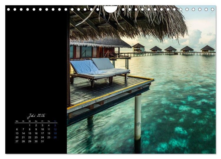 Produktbild: Malediven - dem Himmel so nah (Wandkalender 2026 DIN A4 quer), CALVENDO Monatskalender