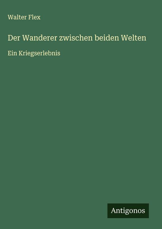 Produktbild: Der Wanderer zwischen beiden Welten