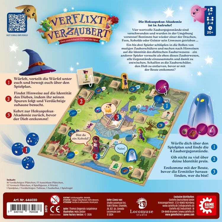 Produktbild: GAME FACTORY - Verflixt Verzaubert (d)
