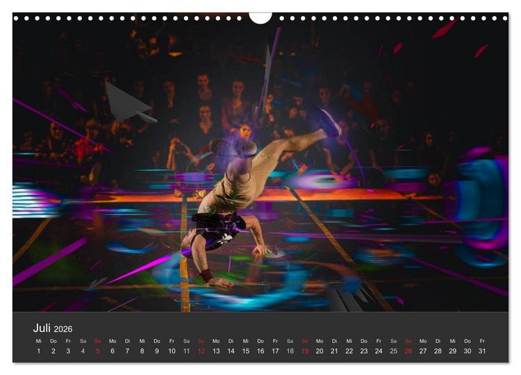 Produktbild: Break Dance B-boys & B-girls (Wandkalender 2026 DIN A3 quer), CALVENDO Monatskalender