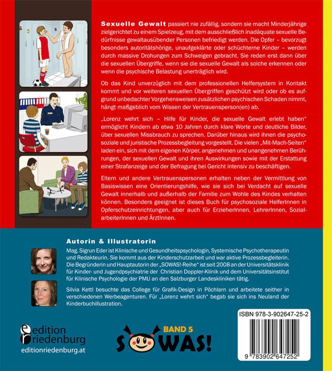 Produktbild: Lorenz wehrt sich - Hilfe f&uuml;r Kinder, die sexuelle Gewalt erlebt haben (SOWAS! Band 5)