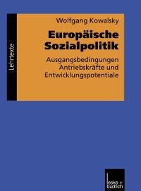 Produktbild: Europ&auml;ische Sozialpolitik