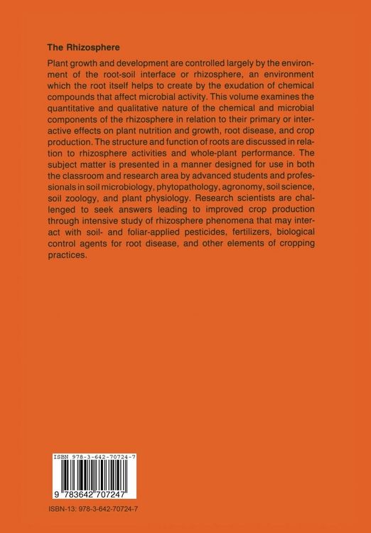 Produktbild: The Rhizosphere