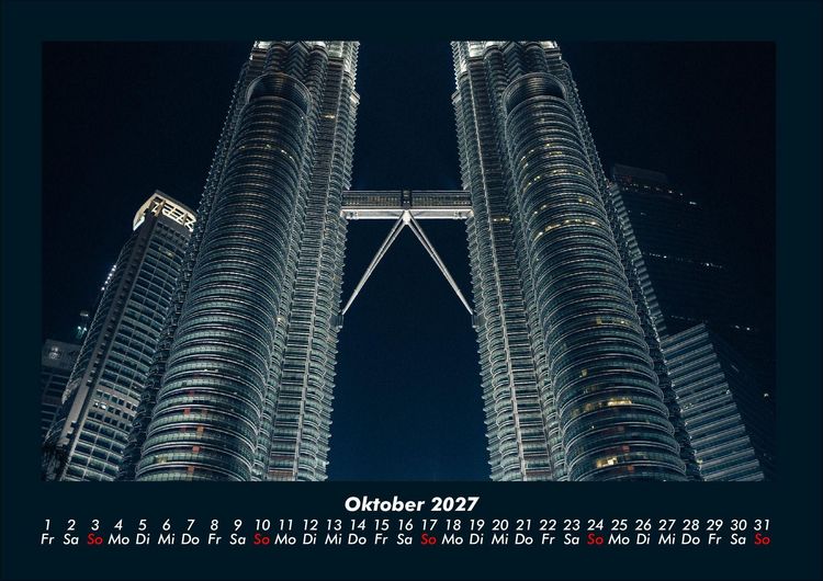 Produktbild: Architektur 2027 Fotokalender DIN A4