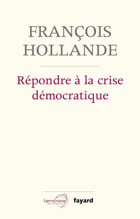 Produktbild: R&eacute;pondre &agrave; la crise d&eacute;mocratique