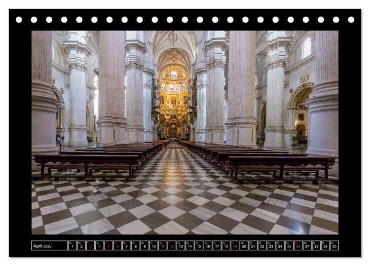 Produktbild: Andalusien - Die Seele Spaniens (Tischkalender 2026 DIN A5 quer), CALVENDO Monatskalender