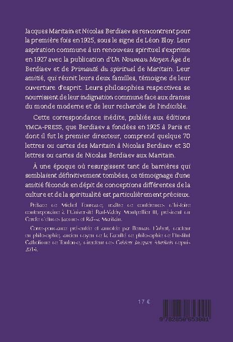 Produktbild: Nicolas berdiaev et jacques marita