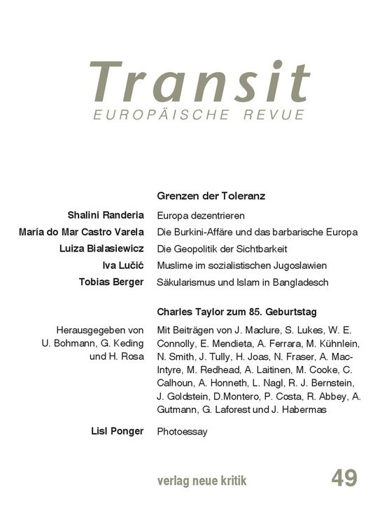 Produktbild: Transit 49. Europ&auml;ische Revue