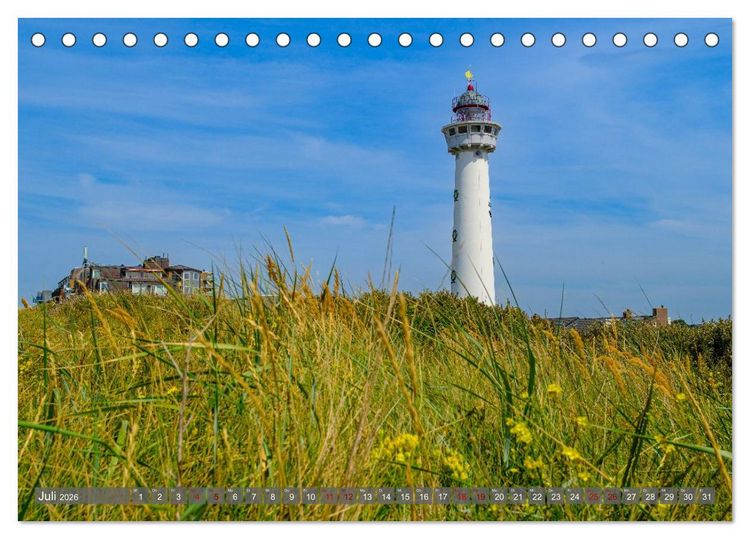 Produktbild: Ein Blick auf Egmond (Tischkalender 2026 DIN A5 quer), CALVENDO Monatskalender