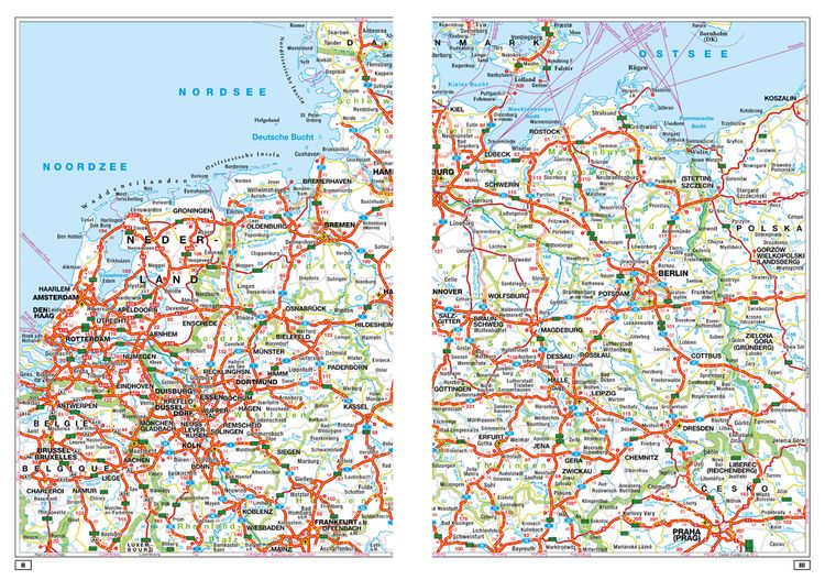 Produktbild: Falk Stra&szlig;enatlas 2027/2028 Deutschland, Schweiz, &Ouml;sterreich 1:300.000