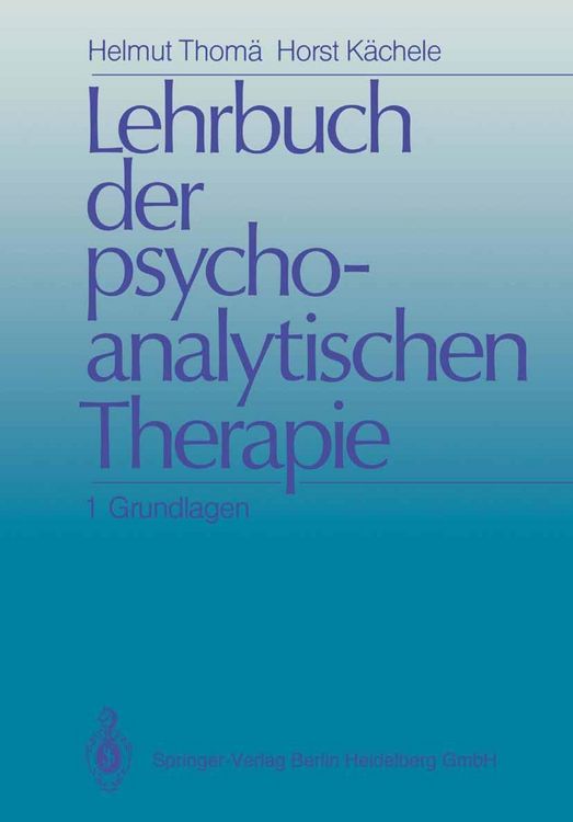 Produktbild: Lehrbuch der psychoanalytischen Therapie