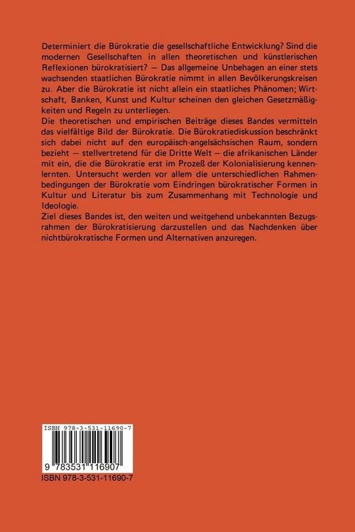 Produktbild: B&uuml;rokratie als Schicksal?