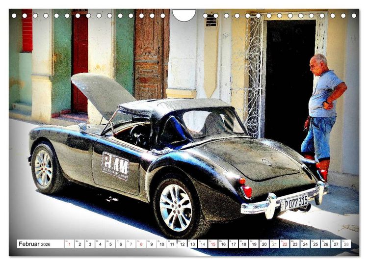 Produktbild: MGA Roadster - Filmstar auf R&auml;dern (Wandkalender 2026 DIN A4 quer), CALVENDO Monatskalender
