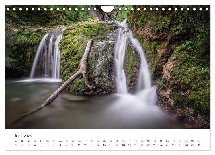 Produktbild: Wasserf&auml;lle Europas (Wandkalender 2026 DIN A4 quer), CALVENDO Monatskalender