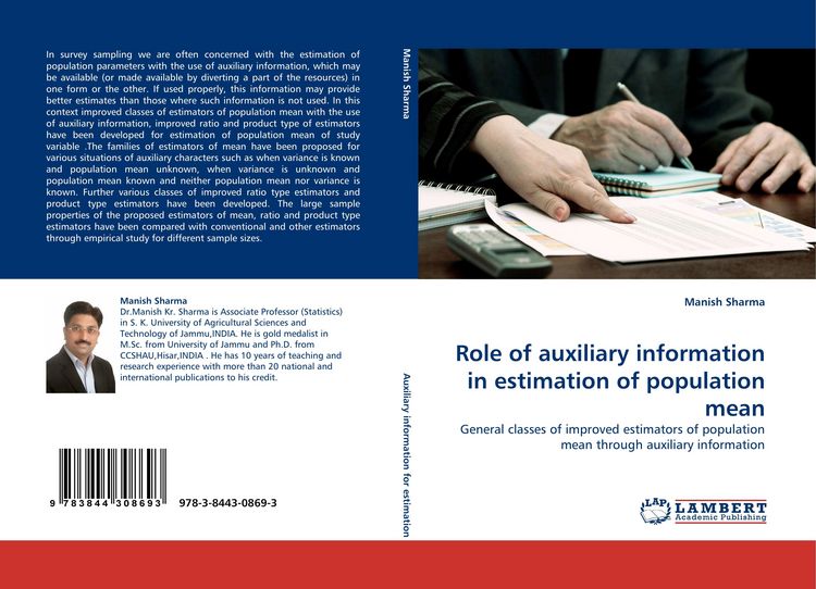 Produktbild: Role of auxiliary information in estimation of population mean