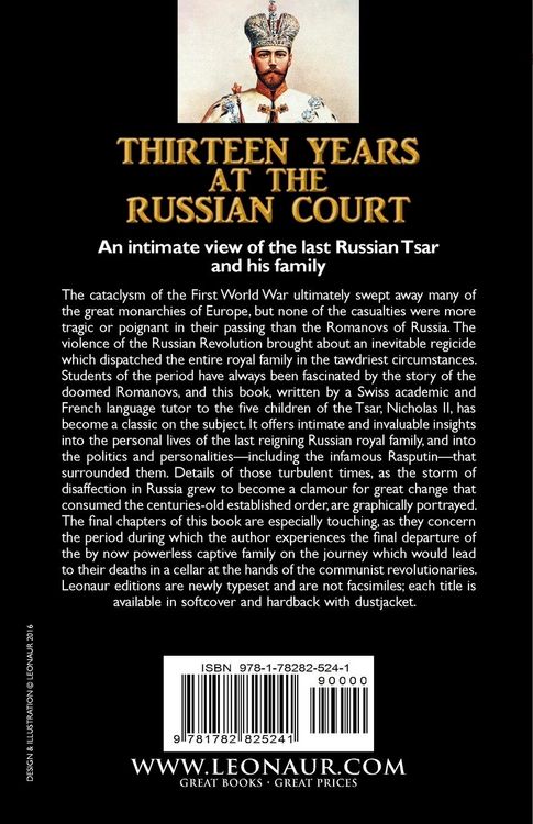 Produktbild: Thirteen Years at the Russian Court