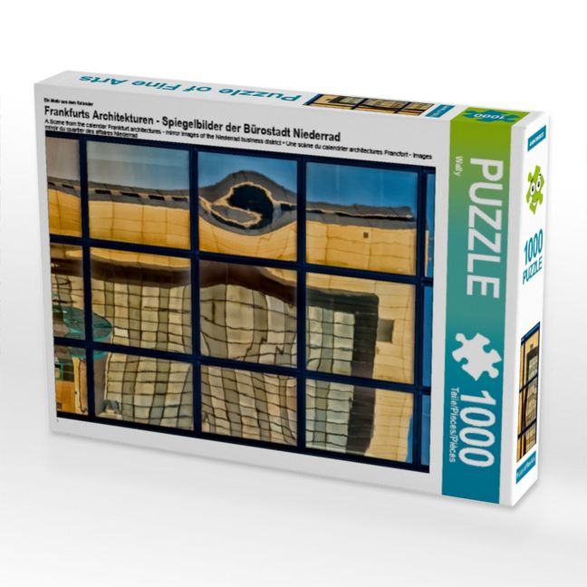 Produktbild: Ein Motiv aus dem Kalender Frankfurts Architekturen - Spiegelbilder der B&uuml;rostadt Niederrad (Puzzle)