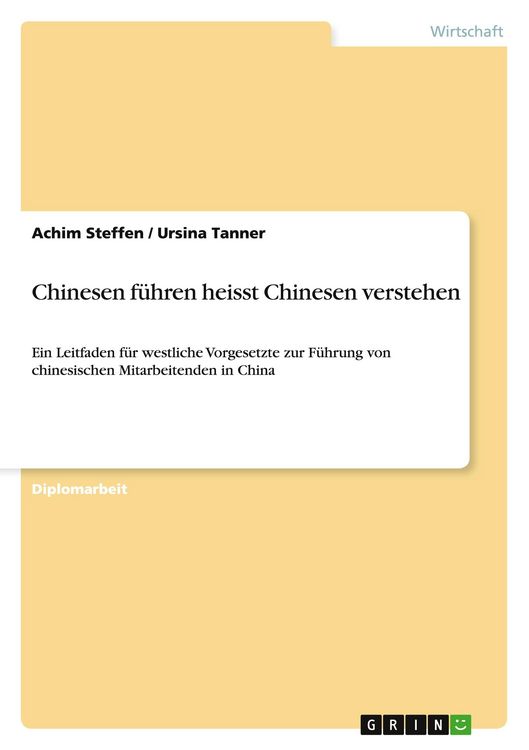 Produktbild: Chinesen f&uuml;hren heisst Chinesen verstehen