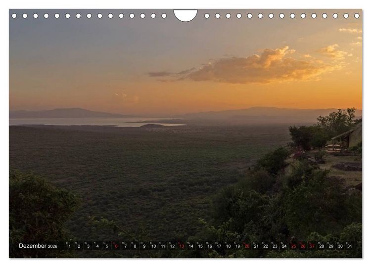 Produktbild: &Auml;thiopien, urspr&uuml;ngliches Afrika (Wandkalender 2026 DIN A4 quer), CALVENDO Monatskalender