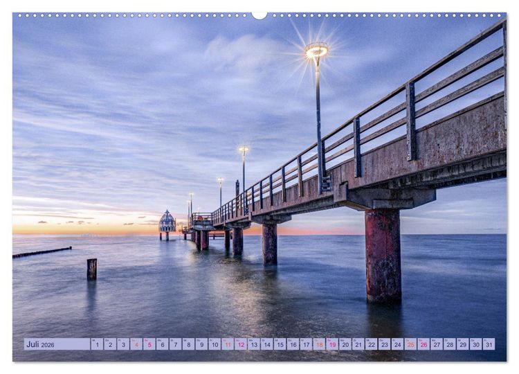 Produktbild: Zingst - die Ostsee von ihrer sch&ouml;nsten Seite (hochwertiger Premium Wandkalender 2026 DIN A2 quer), Kunstdruck in Hochglanz