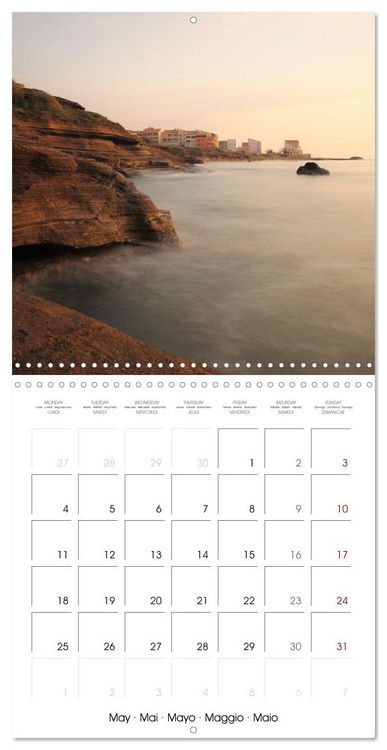 Produktbild: H&eacute;rault Cap d'Agde (Calendrier mural carr&eacute; 2026 30x30 cm) Calendrier double avec une page pour vos prises de notes