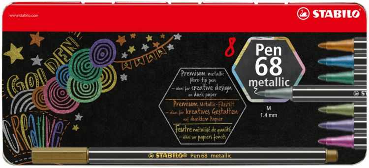 Produktbild: STABILO Filzstift Pen 68 metallic