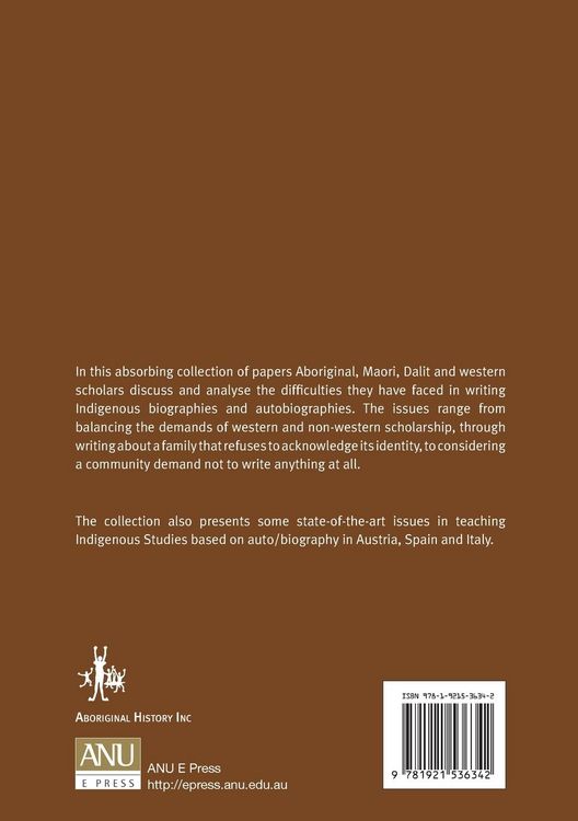 Produktbild: Indigenous Biography and Autobiography