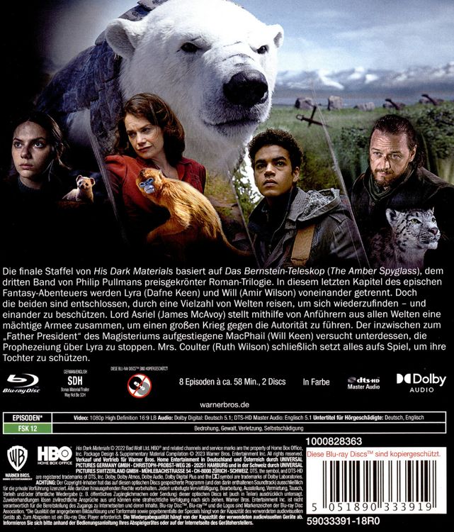 Produktbild: His Dark Materials: Staffel 3 [2 BRs]
