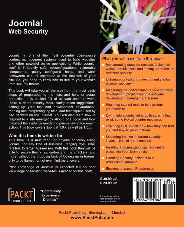 Produktbild: Joomla! Web Security