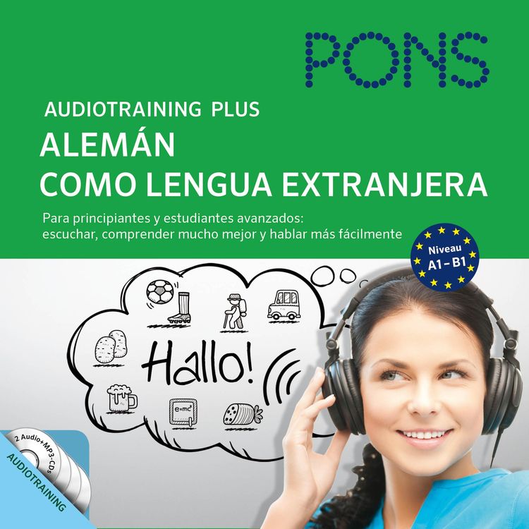 Produktbild: PONS Audiotraining Plus - Alem&aacute;n como lengua extranjera