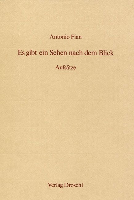 Produktbild: Es gibt ein Sehen nach dem Blick