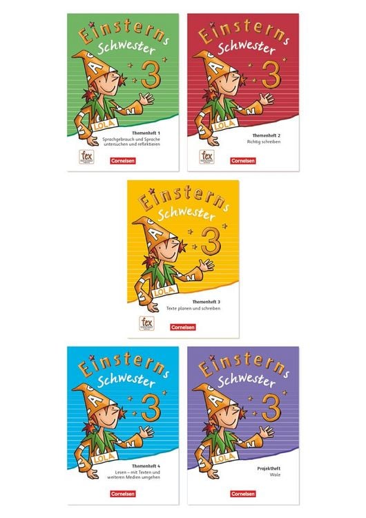 Produktbild: Einsterns Schwester - Sprache und Lesen 3. Schuljahr - Themenhefte 1-4 mit Projektheft mit Schuber