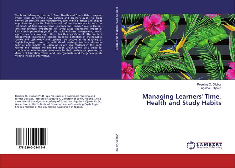 Produktbild: Managing Learners' Time, Health and Study Habits