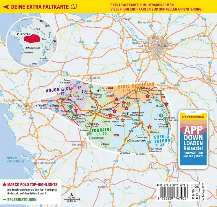Produktbild: MARCO POLO Reisef&uuml;hrer Loire-Tal