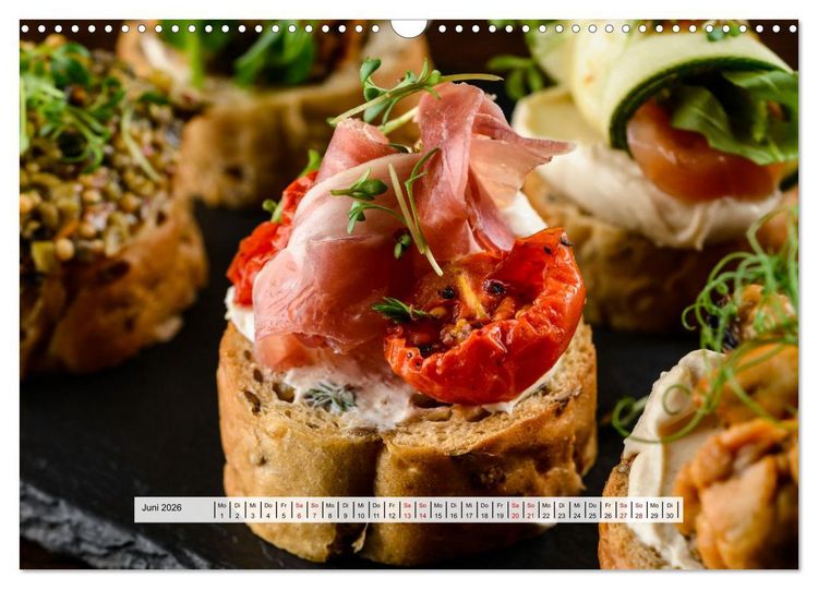 Produktbild: Mediterrane K&uuml;che - Gesund & Lecker (Wandkalender 2026 DIN A3 quer), CALVENDO Monatskalender