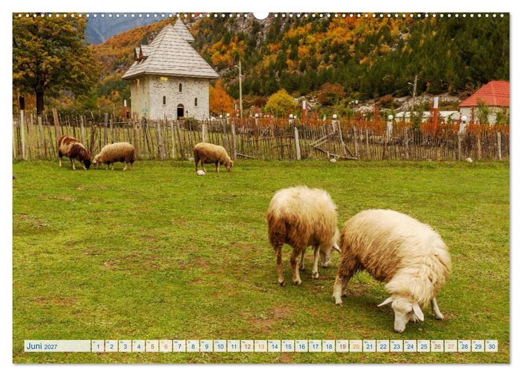 Produktbild: Abenteuer Theth - Unterwegs in den Albanischen Alpen (Wandkalender 2027 DIN A2 quer), CALVENDO Monatskalender