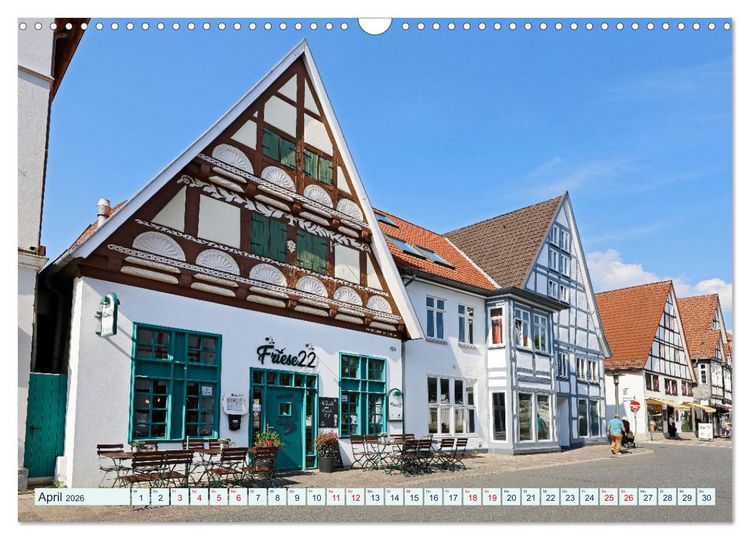 Produktbild: LEMGO - Weserrenaissance und Fachwerkromantik (Wandkalender 2026 DIN A3 quer), CALVENDO Monatskalender