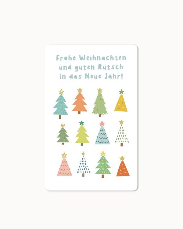 Produktbild: Lunacard Postkarte *Weihnachtsbaum