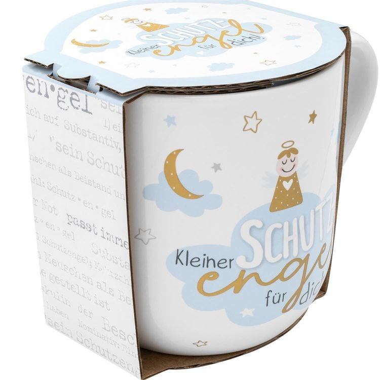 Produktbild: GRUSS & CO Tasse mit Motivdruck: "Kleiner Schutzengel f&uuml;r di