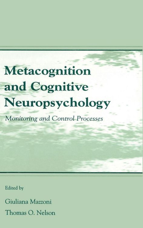 Produktbild: Metacognition and Cognitive Neuropsychology