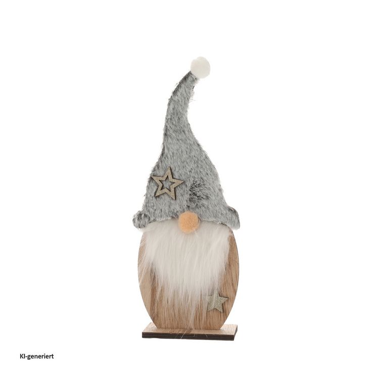 Produktbild: HTI-Living Wichtel auf Holzfu&szlig; 31 cm Wichtel auf Holzfu&szlig; 31 cm