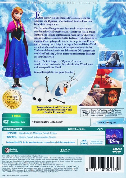 Produktbild: Die Eisk&ouml;nigin - V&ouml;llig unverfroren - Disney Classics