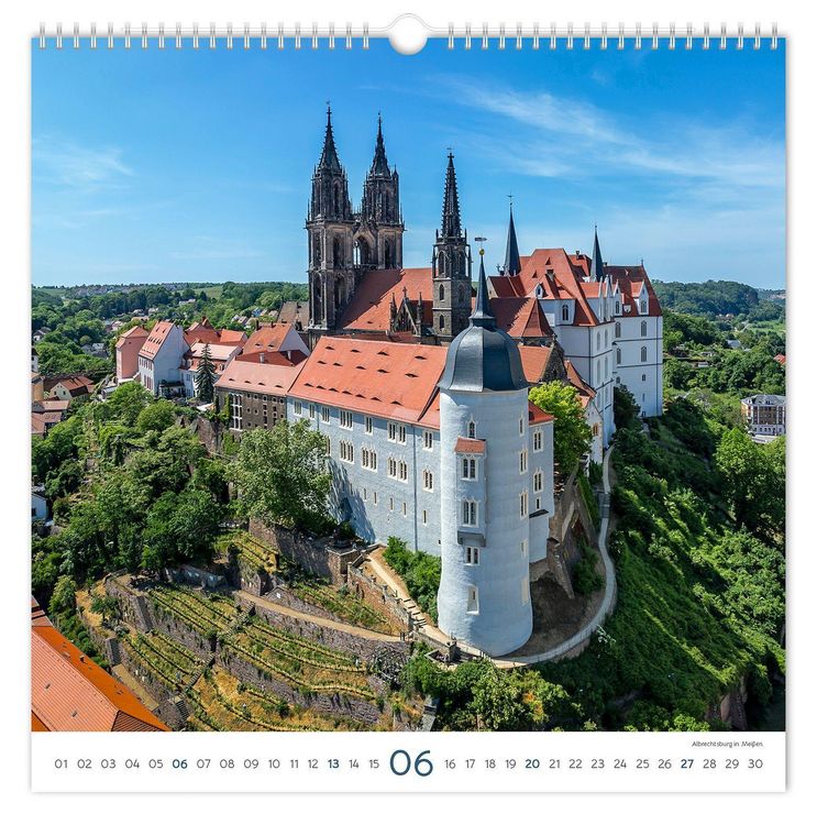 Produktbild: Kalender Burgen und Schl&ouml;sser Sachsen 2027
