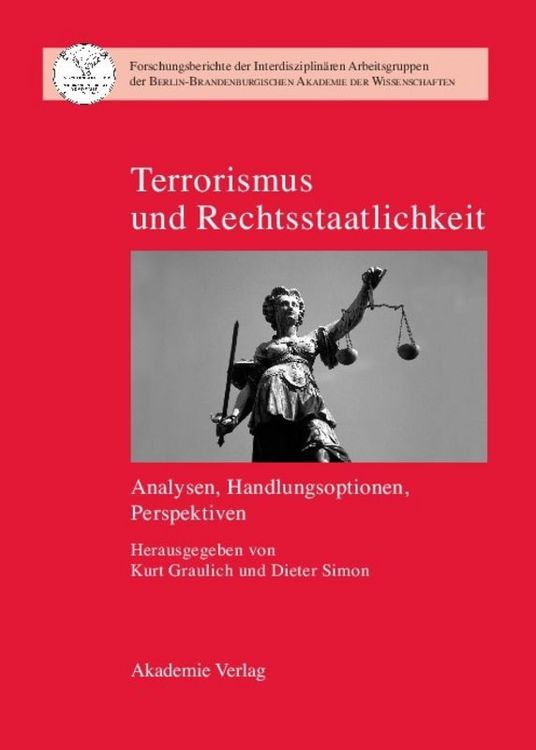 Produktbild: Terrorismus und Rechtsstaatlichkeit