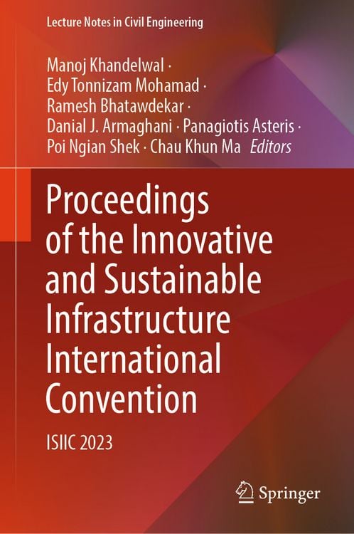 Produktbild: Proceedings of the Innovative and Sustainable Infrastructure International Convention