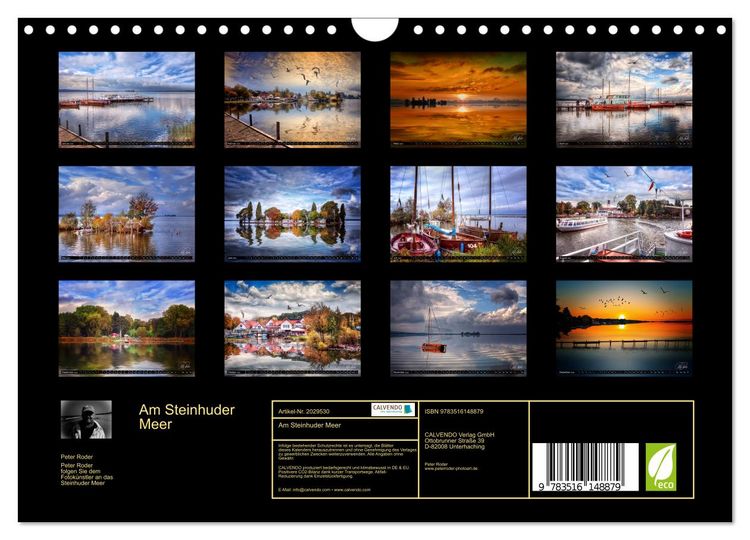 Produktbild: Am Steinhuder Meer (Wandkalender 2026 DIN A4 quer), CALVENDO Monatskalender
