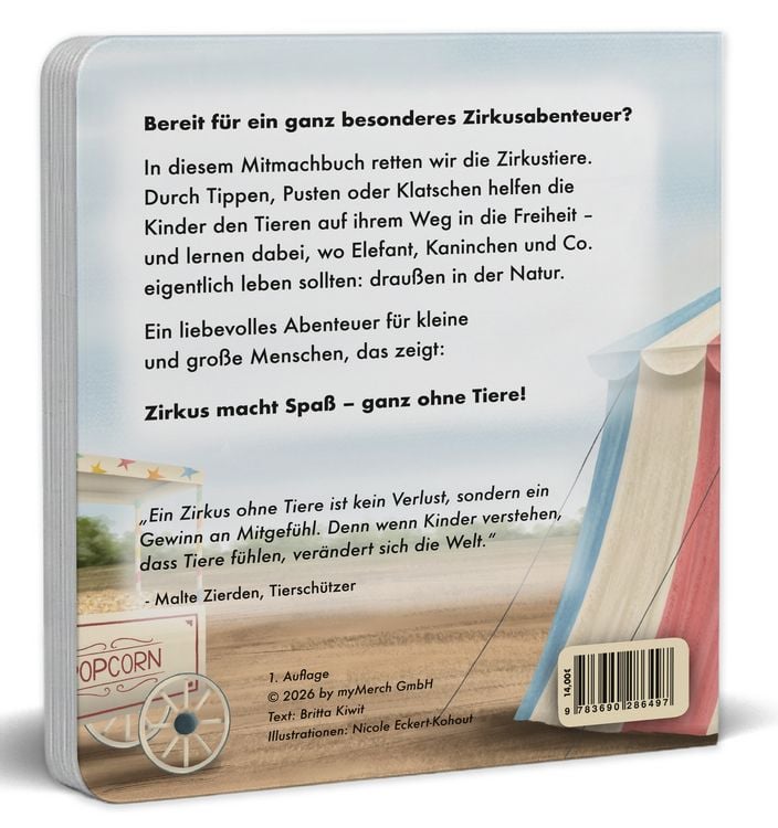 Produktbild: Komm, wir retten die Zirkustiere